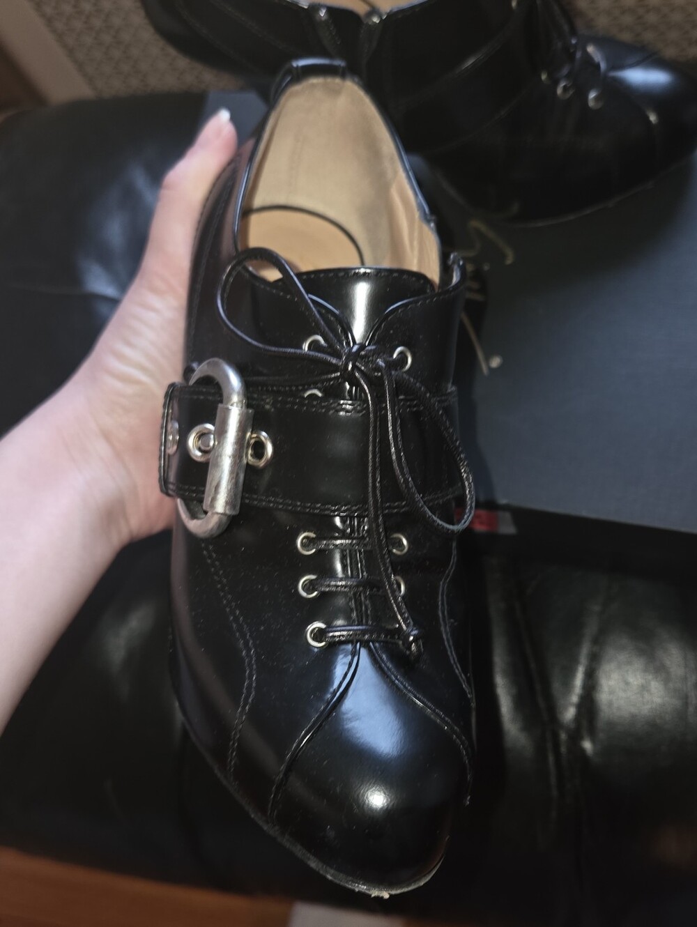 Vintage Giuseppe Zanotti Leather Booties - Black. EU37.5 - Picture 10 of 12